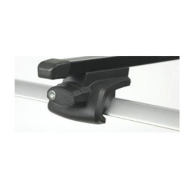 8102B+B3 Barre trasversali di tetto in acciaio placcato in zinco durevoli accessori universali 4x4 per viaggi con rotaie sollevate